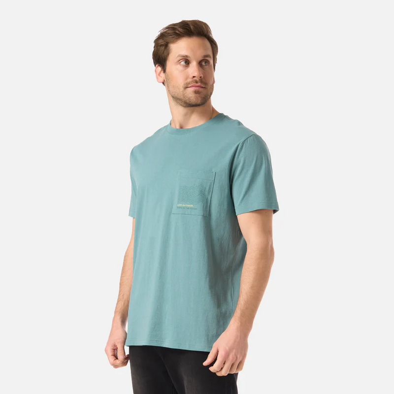 POLERA HOMBRE ULMO POCKET TSHIRT LIPPI TURQUESA