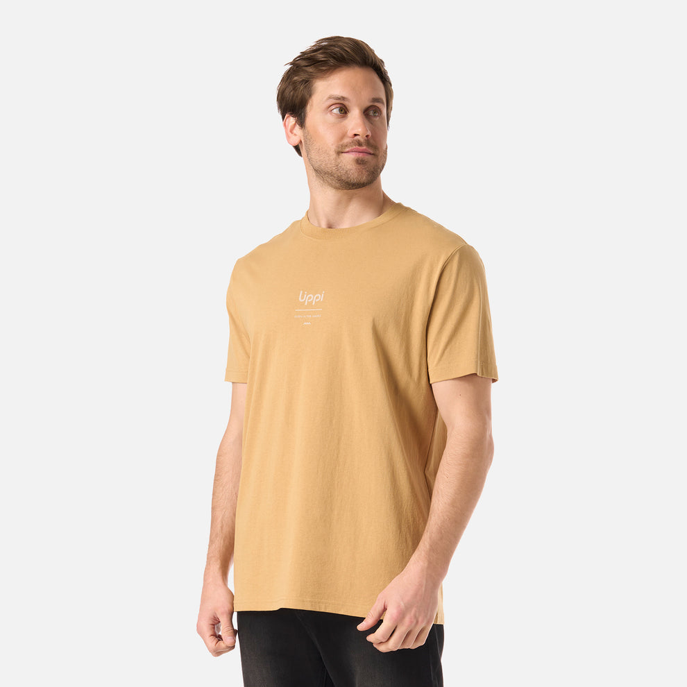 POLERA HOMBRE ADVENTURE PAGE LIPPI CAMEL