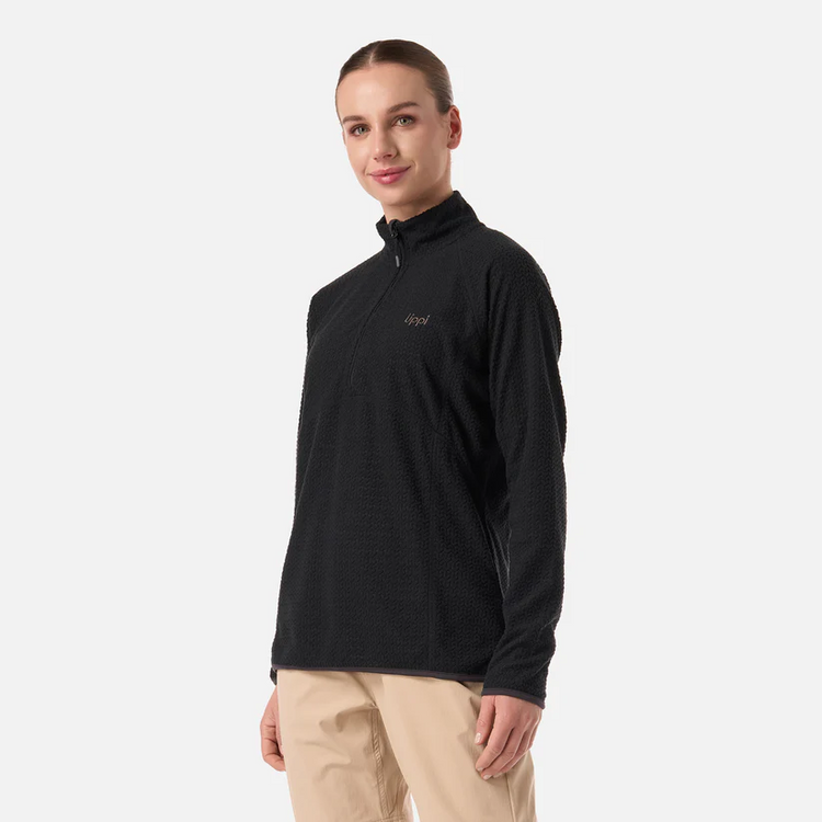 POLERON MUJER JACARANDA NANOF 14 ZIP LIPPI NEGRO