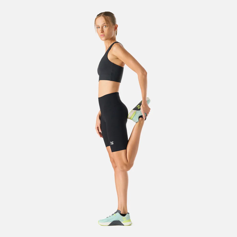 CALZA MUJER VULCANO W TEMPO BIKER SUPER HIGH RISE LEGGINGS NEGRO