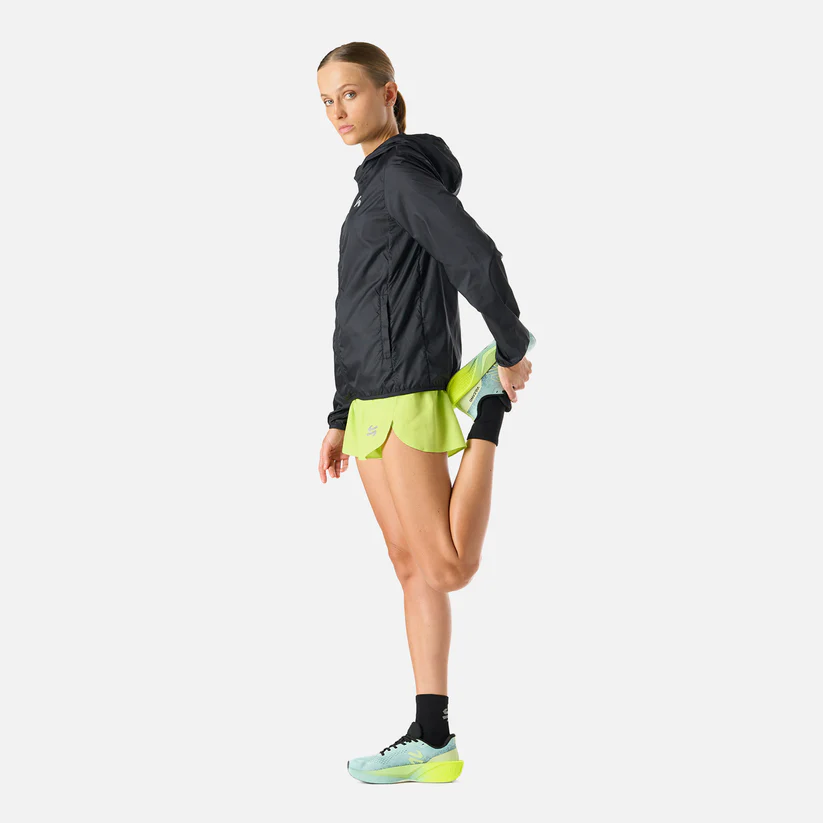 CORTAVIENTO MUJER VULCANO BUILT TO MOVE WINDBREAKER JACKET NEGRO