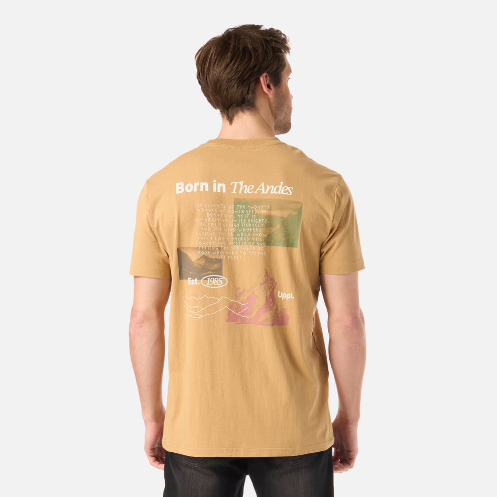 POLERA HOMBRE ADVENTURE PAGE LIPPI CAMEL