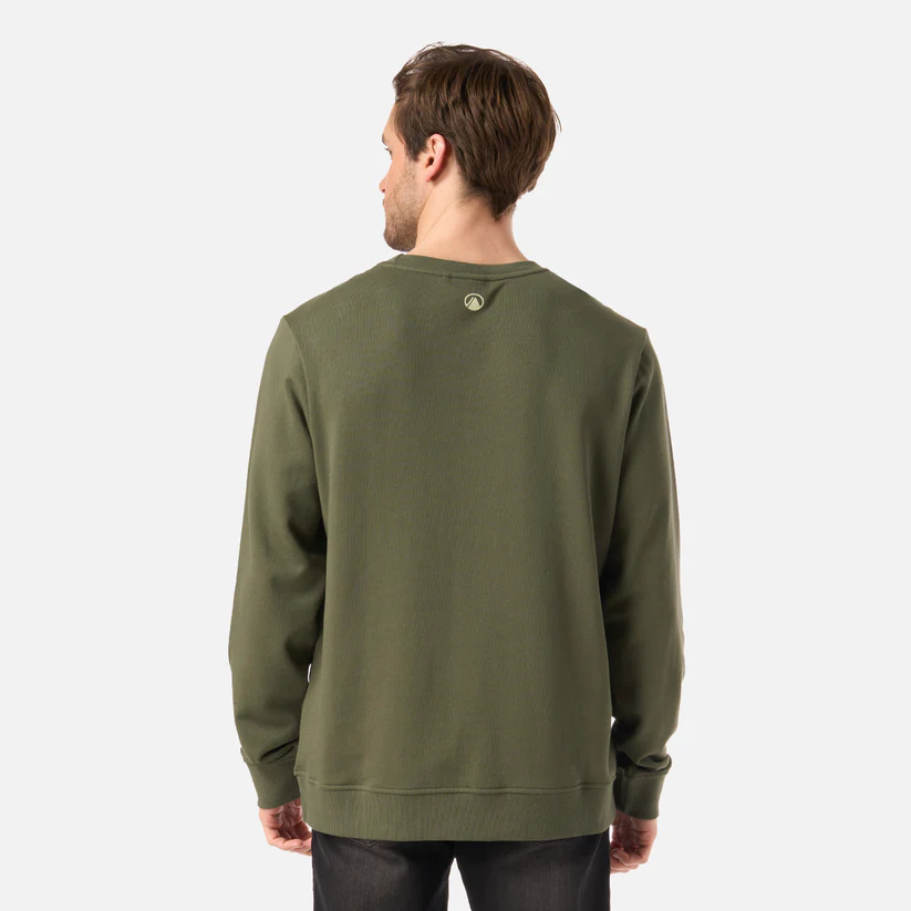 POLERON HOMBRE ULMO MID POINT CREWNECK SWEATSHIRT LIPPI VERDE MUSGO