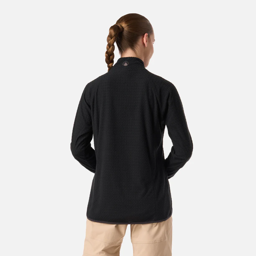 POLERON MUJER JACARANDA NANOF 14 ZIP LIPPI NEGRO