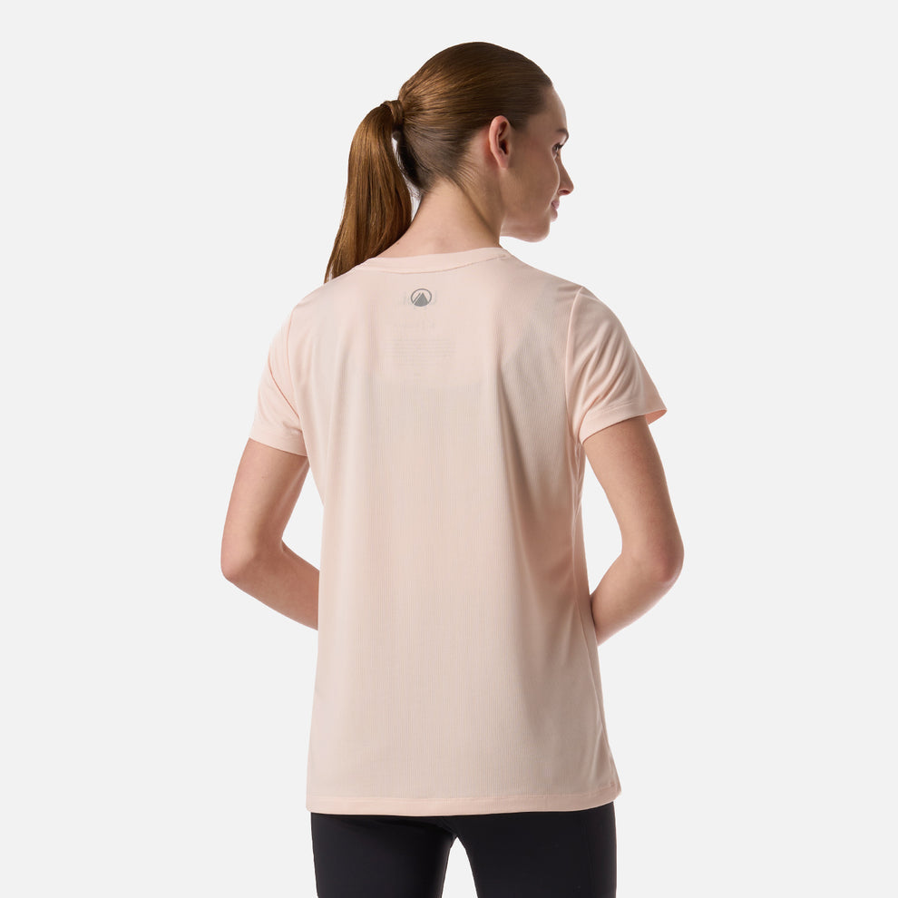 POLERA MUJER CORE QDRY DAMASCO