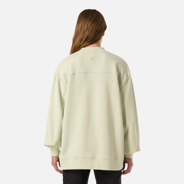 POLERON MUJER ULMO MID POINT CREWNECK SWEATSHIRT VERDE AGUA