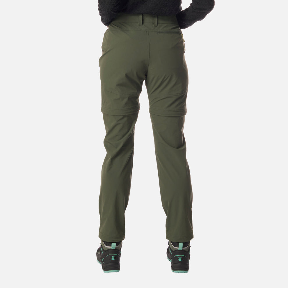 PANTALON MUJER LENNOX QDRY MIX2 LIPPI VERDE MILITAR