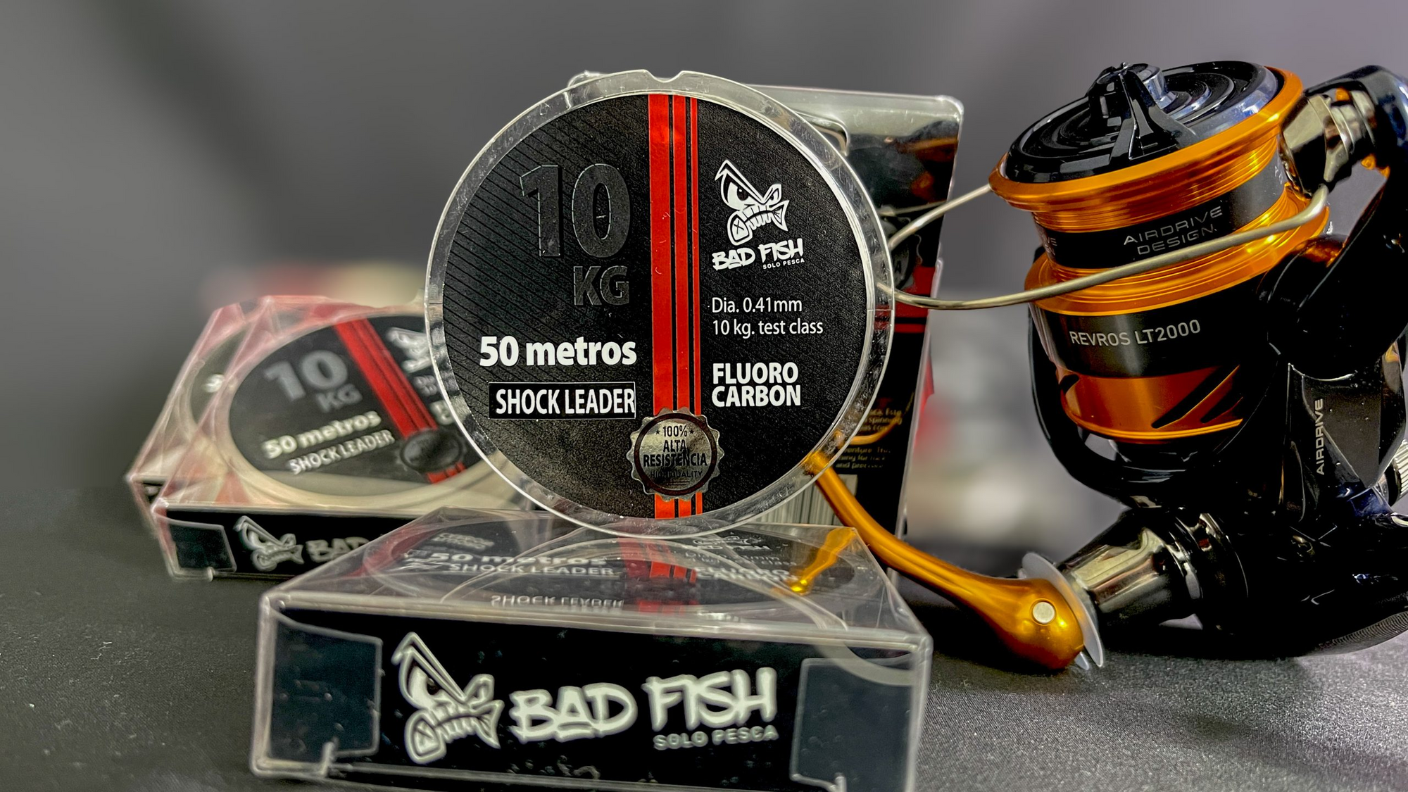 BADFISH FLUOR CARBONO 25M | PE1.75 0.23MM 3.7KG
