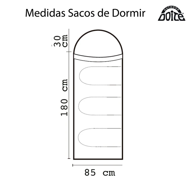 SACO DE DORMIR DOITE COMPASS PLUS NAVY