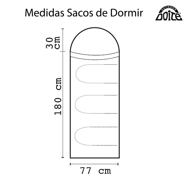 SACO DE DORMIR DOITE TEMPO PLUS PETROLEO