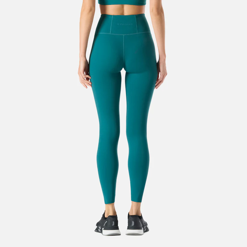 CALZA MUJER VULCANO TEMPO 7/8 SUPER HIGH RISE LEGGINGS PETROLEO