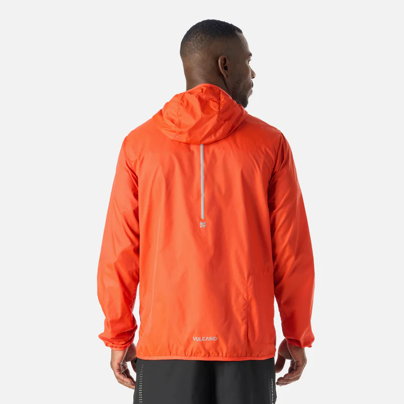 CORTAVIENTO HOMBRE VULCANO BUILT TO MOVE WINDBREAKER JACKET NARANJO