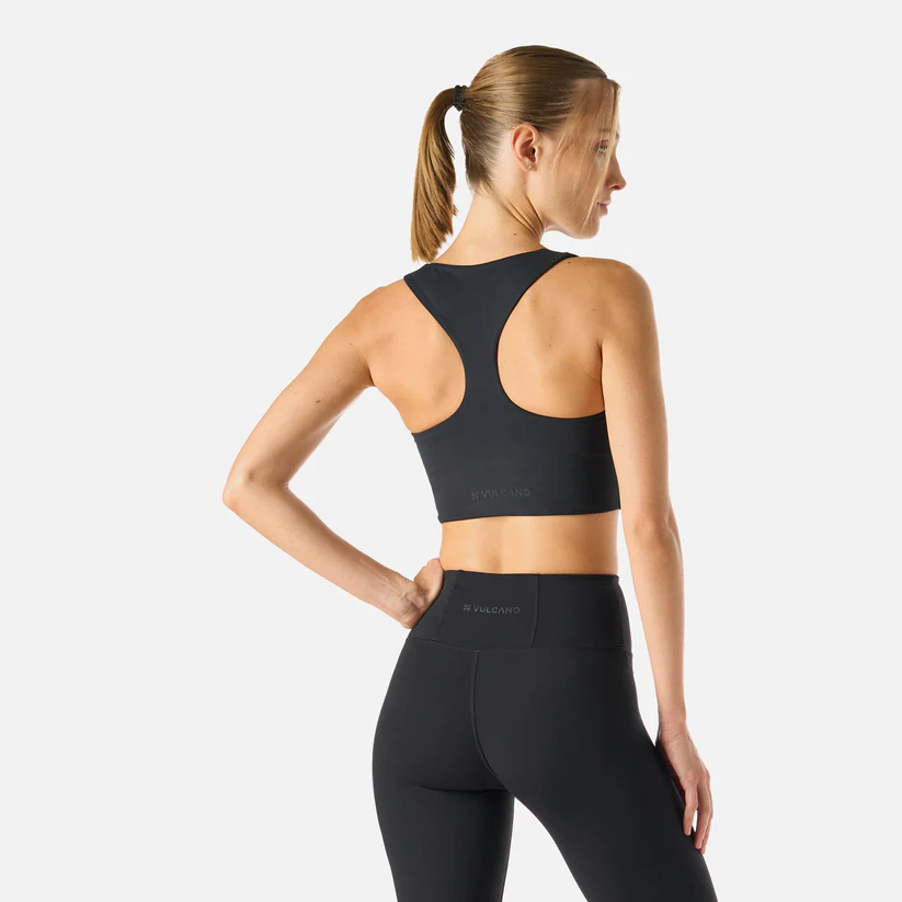 PETO MUJER VULCANO BUILT TO MOVE LIGHT SUPPORT BRA NEGRO