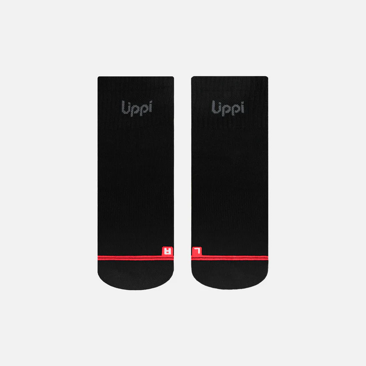 CALCETINES LOGO LIPPI PACK SHORT NEGRO BLANCO GRIS