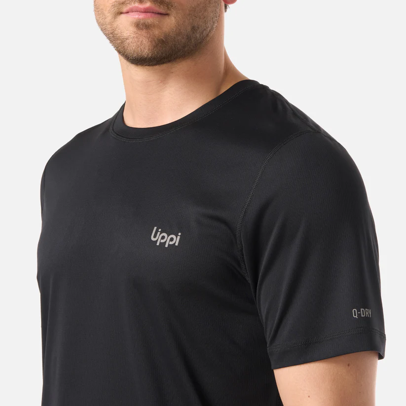 POLERA HOMBRE CORE QDRY TSHIRT LIPPI NEGRO
