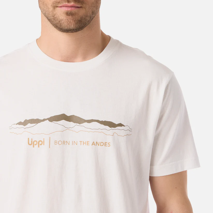 POLERA HOMBRE LOGO LIPPI FRONT PRINT TSHIRT LIPPI BLANCO