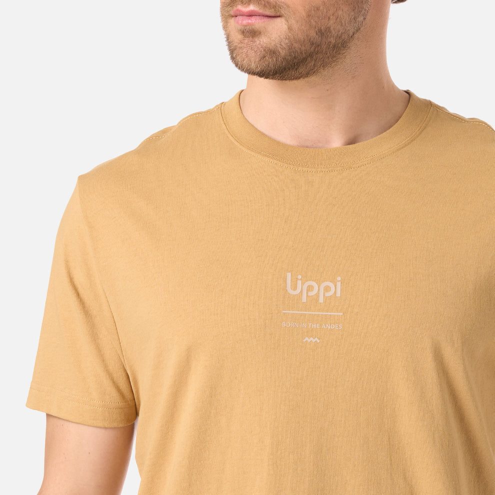 POLERA HOMBRE ADVENTURE PAGE LIPPI CAMEL