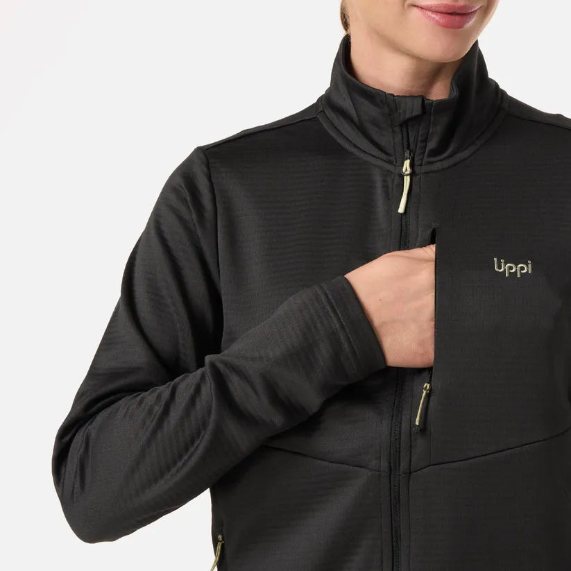 POLERON MUJER NUMAN NANOF JACKET LIPPI NEGRO