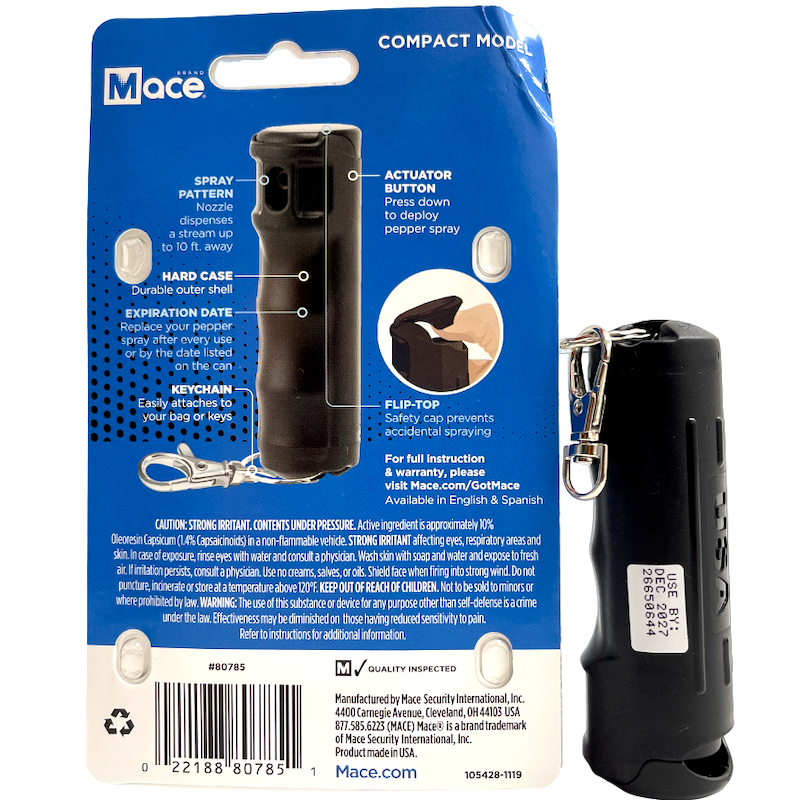 GAS PIMIENTA MACE COMPACT BLACK 12G