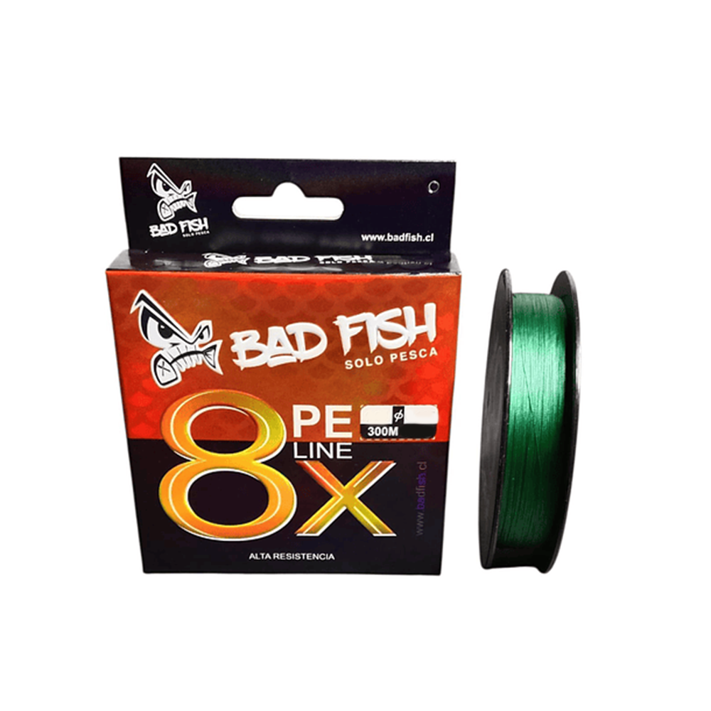 BADFISH PE LINE X8 VERDE 300M
