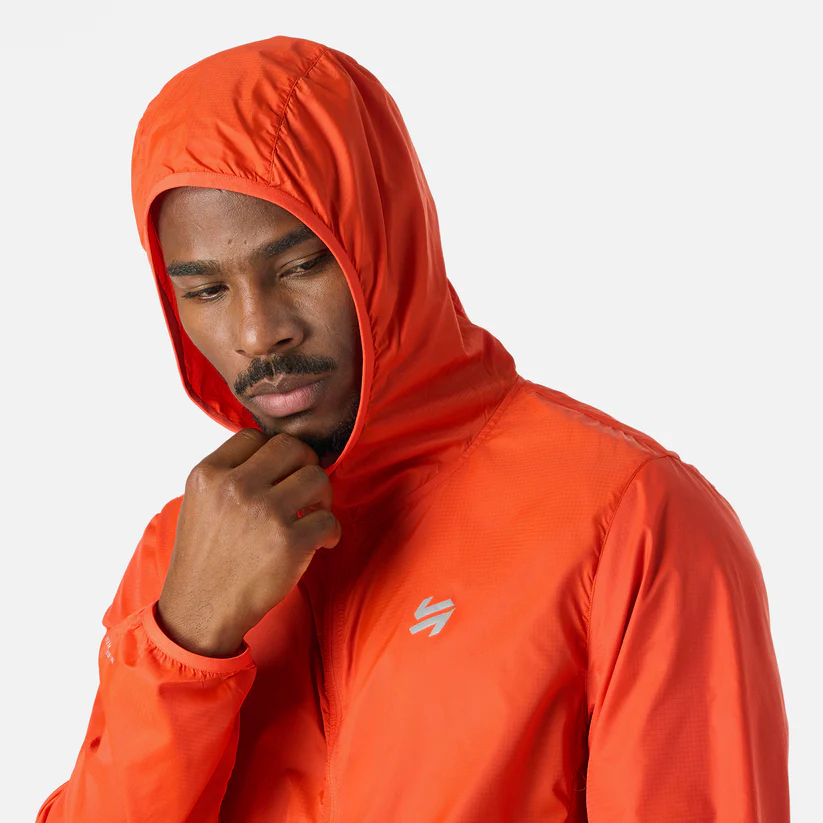 CORTAVIENTO HOMBRE VULCANO BUILT TO MOVE WINDBREAKER JACKET NARANJO