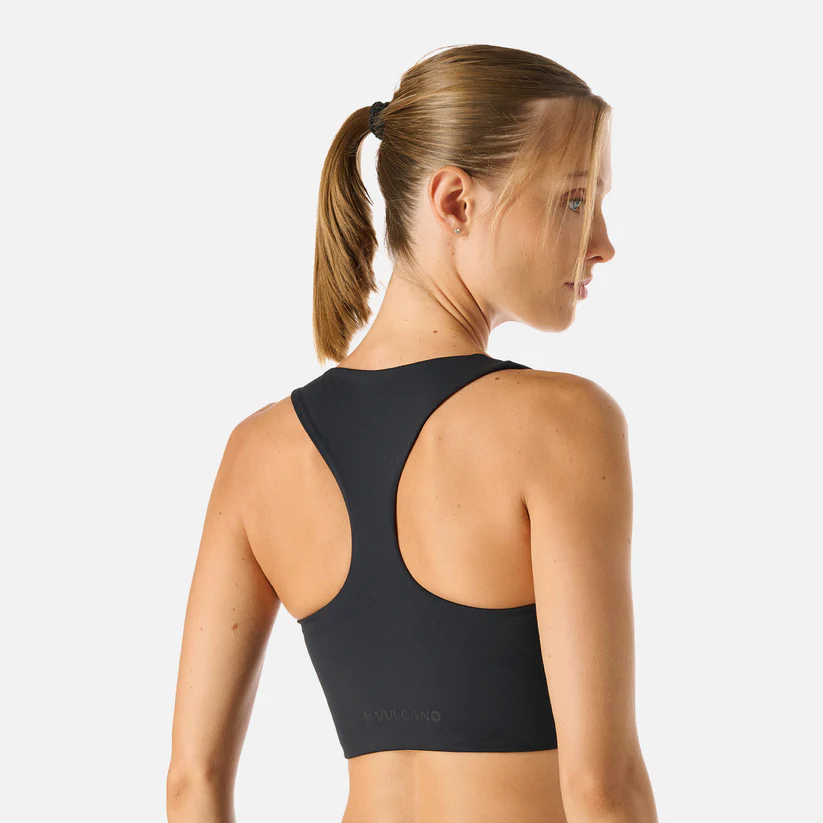 PETO MUJER VULCANO BUILT TO MOVE LIGHT SUPPORT BRA NEGRO