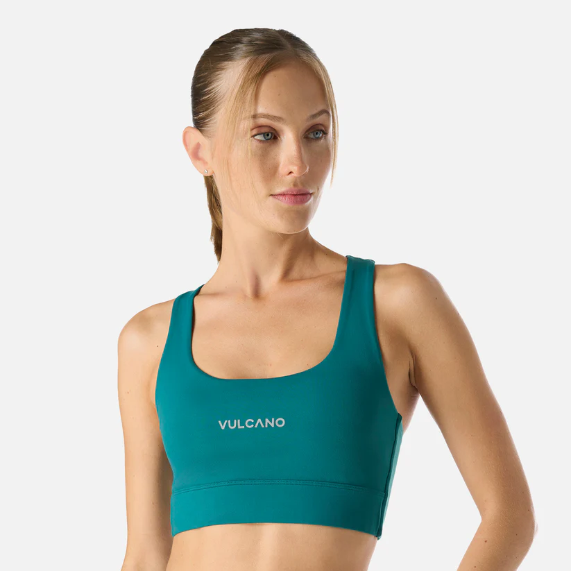 PETO MUJER VULCANO BUILT TO MOVE LIGHT SUPPORT BRA PETROLEO