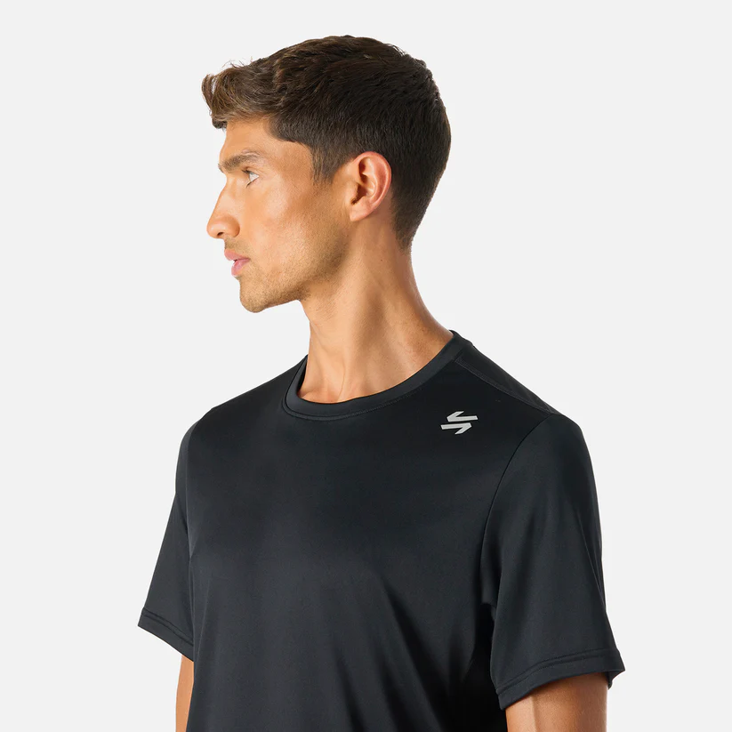 POLERA HOMBRE VULCANO TEMPO ADVANCED TSHIRT NEGRO