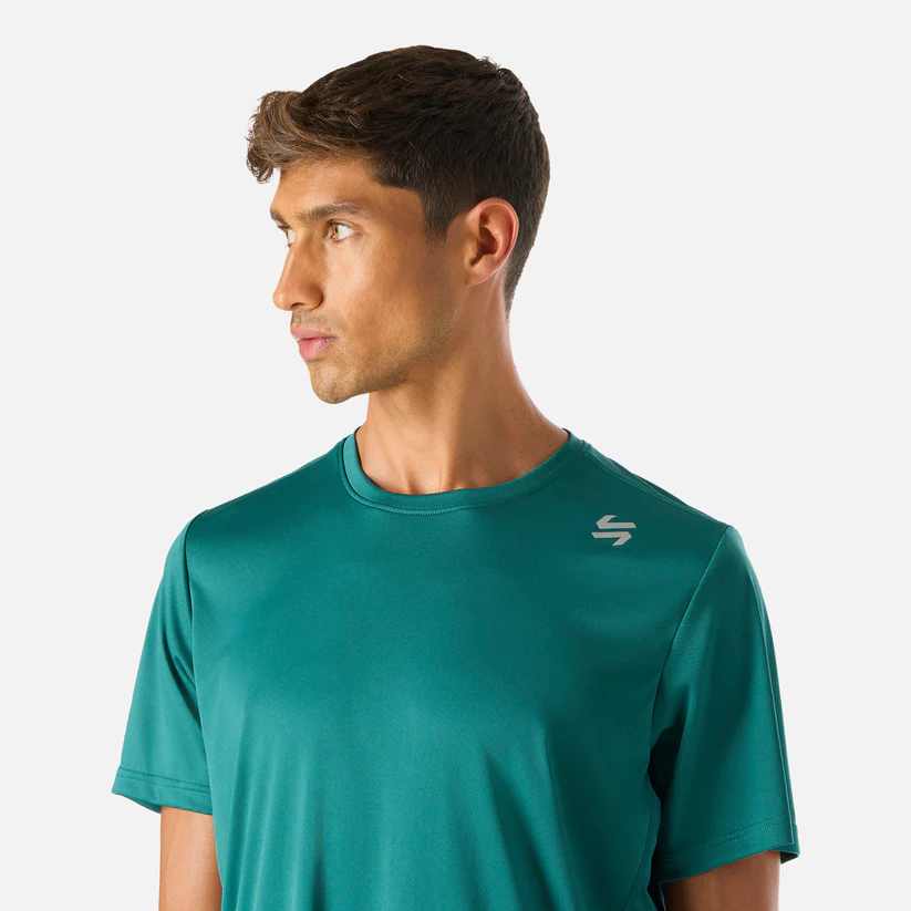POLERA HOMBRE VULCANO TEMPO ADVANCED TSHIRT PETROLEO