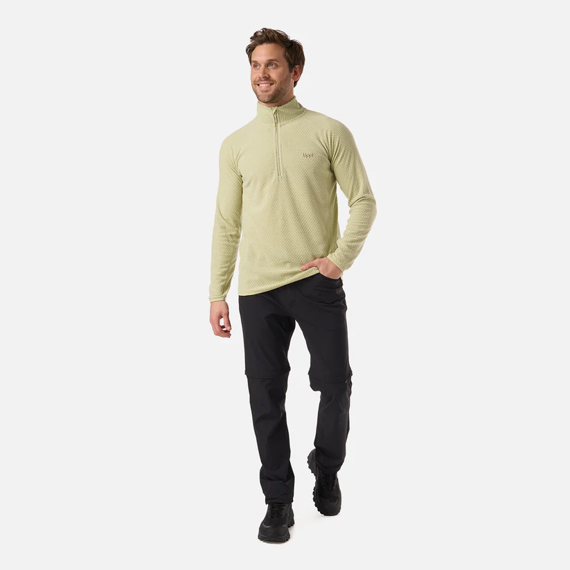 POLERON HOMBRE JACARANDA NANOF 14 ZIP LIPPI VERDE MANZANA