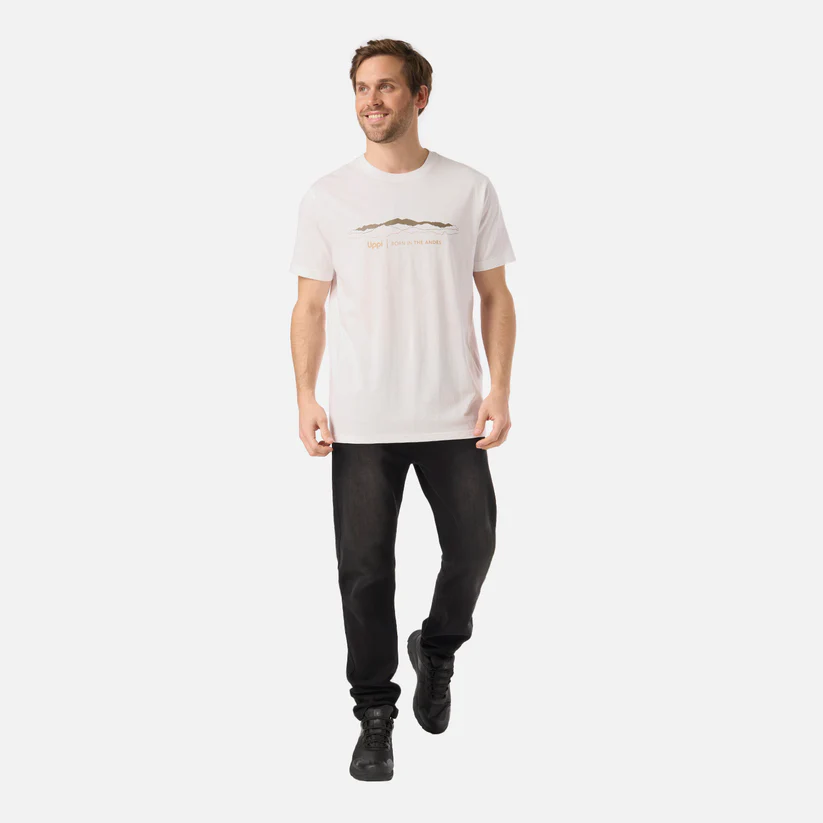 POLERA HOMBRE LOGO LIPPI FRONT PRINT TSHIRT LIPPI BLANCO