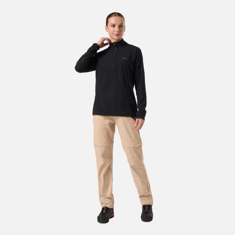 POLERON MUJER JACARANDA NANOF 14 ZIP LIPPI NEGRO
