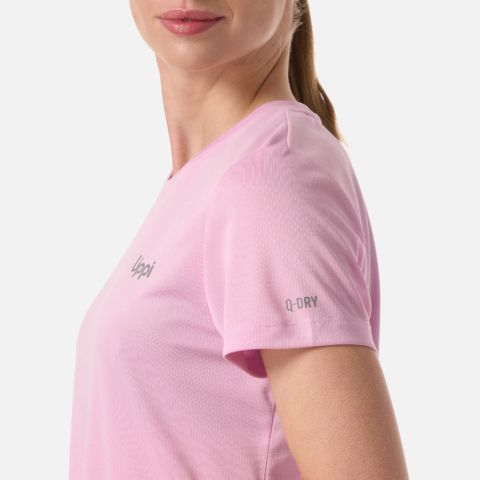 POLERA MUJER CORE QDRY ROSA