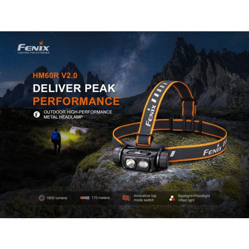 LINTERNA FRONTAL FENIX HM60R V2.0