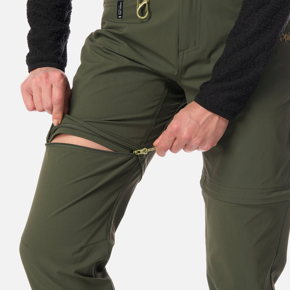 PANTALON MUJER LENNOX QDRY MIX2 LIPPI VERDE MILITAR