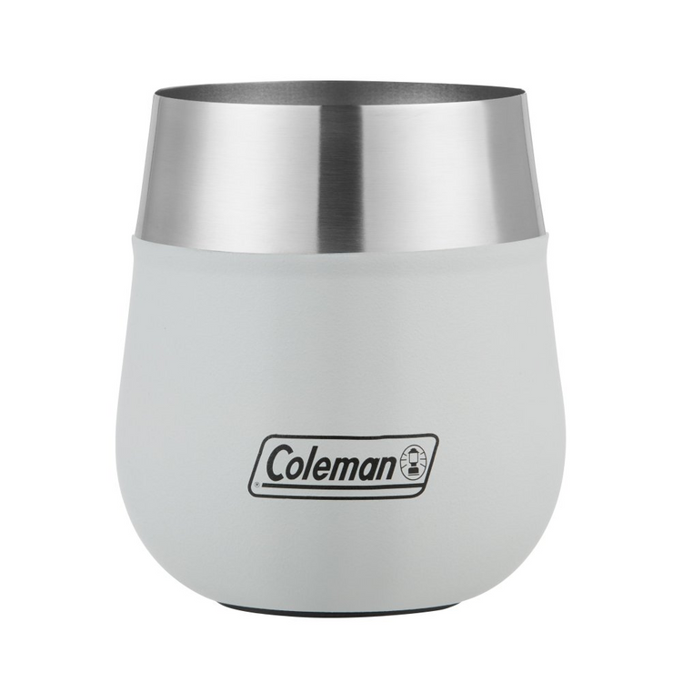 VASO DE VINO COLEMAN CLARET ACERO INOX 384ML BLANCO