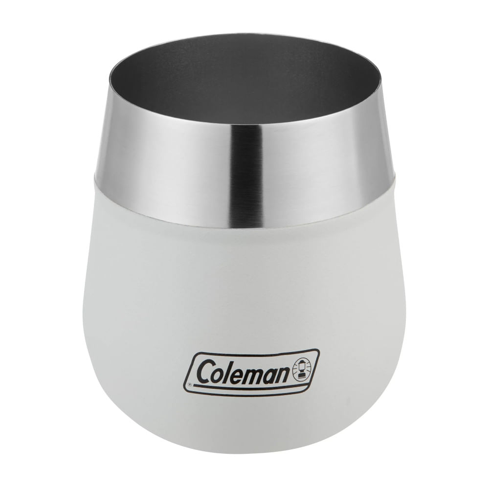 VASO DE VINO COLEMAN CLARET ACERO INOX 384ML BLANCO