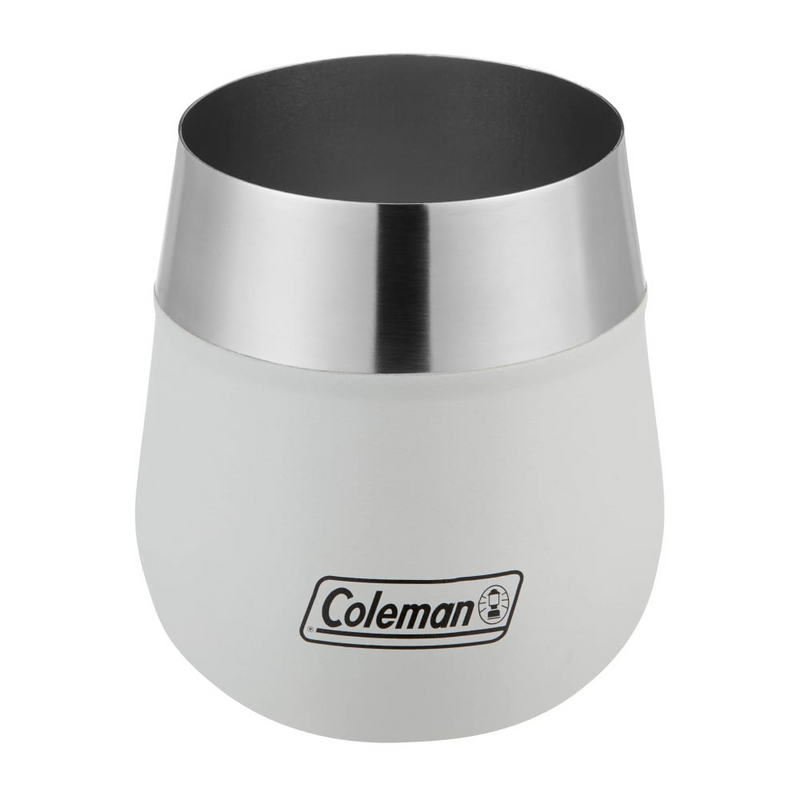 VASO DE VINO COLEMAN CLARET ACERO INOX 384ML BLANCO