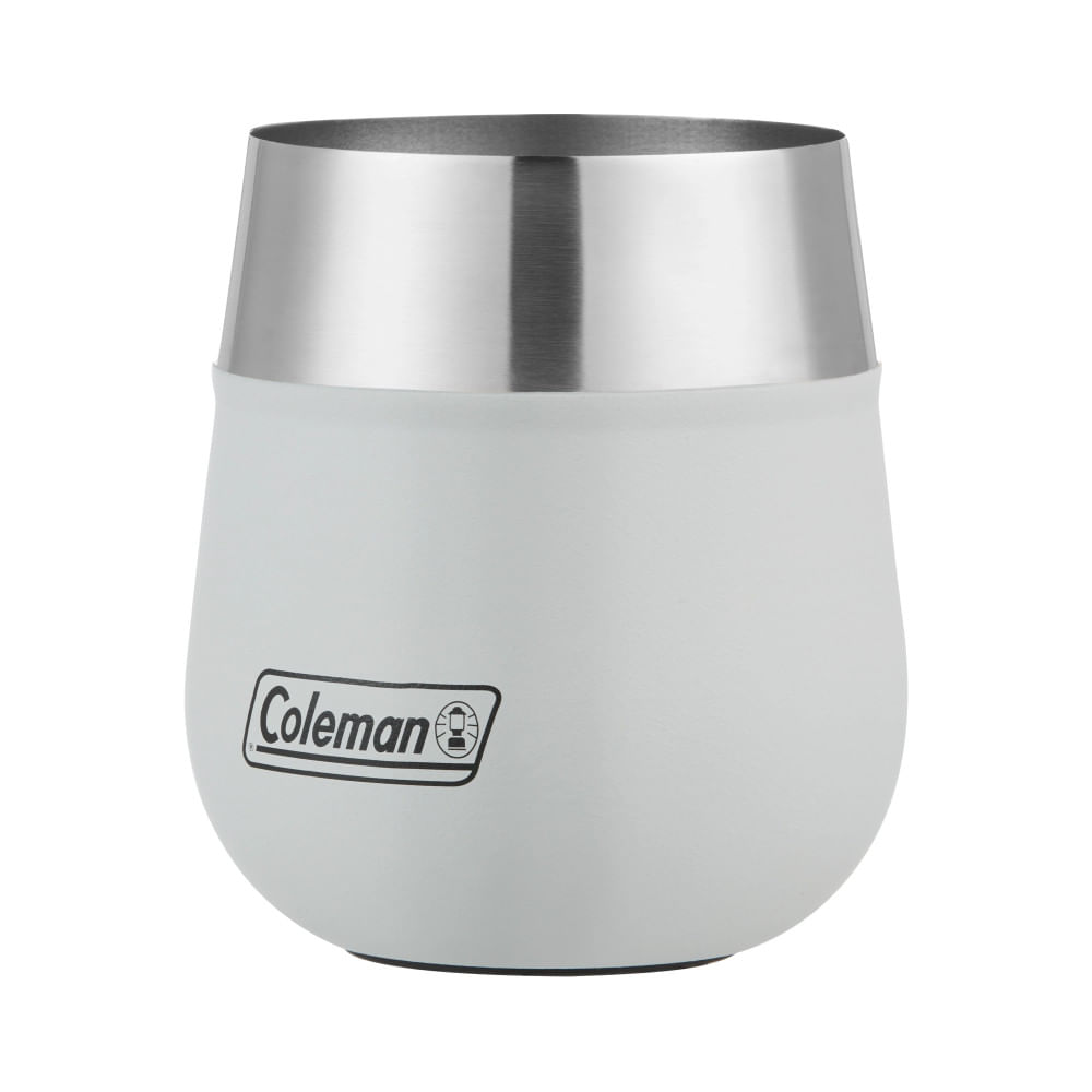 VASO DE VINO COLEMAN CLARET ACERO INOX 384ML BLANCO