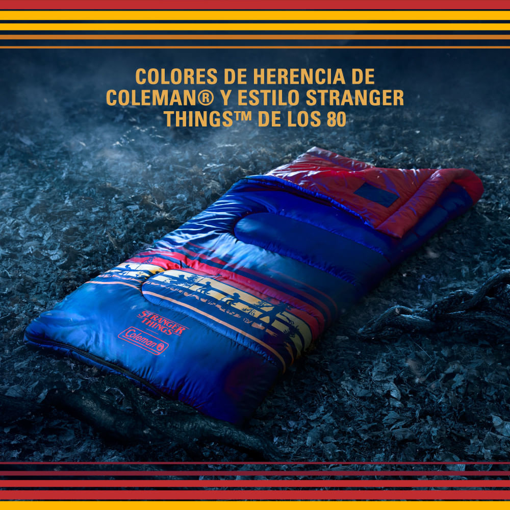 SACO DE DORMIR COLEMAN STRANGER THINGS ™ 10°C