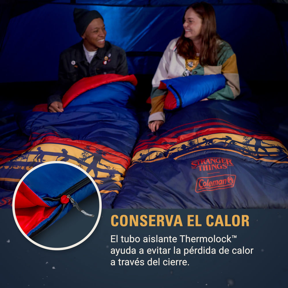 SACO DE DORMIR COLEMAN STRANGER THINGS ™ 10°C