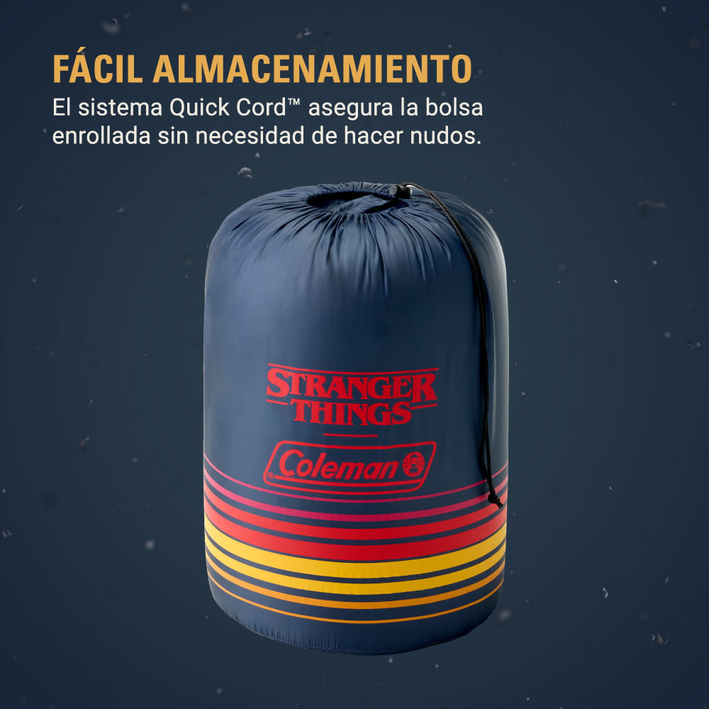 SACO DE DORMIR COLEMAN STRANGER THINGS ™ 10°C