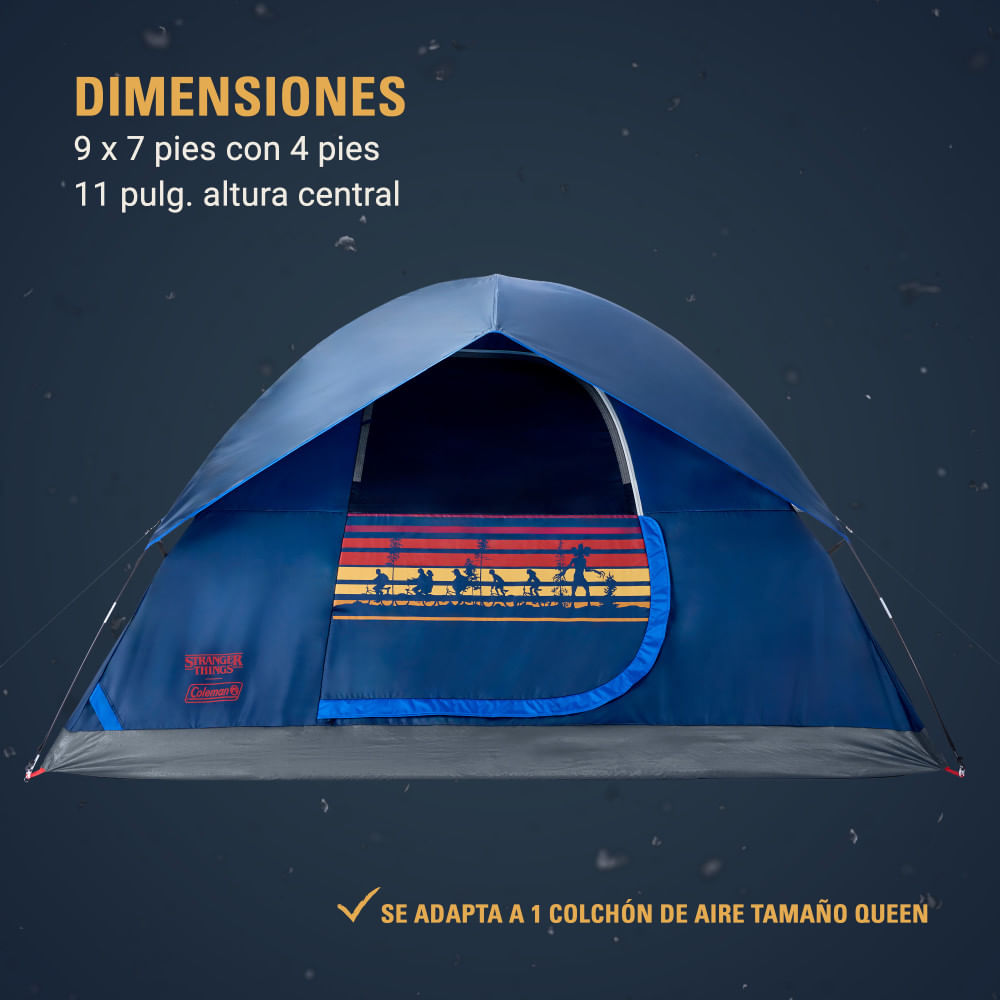 CARPA COLEMAN STRANGER THINGS ™ 4 PERSONAS