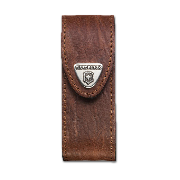 ESTUCHE VICTORINOX 14 PIEL CAFE ADHESIVO
