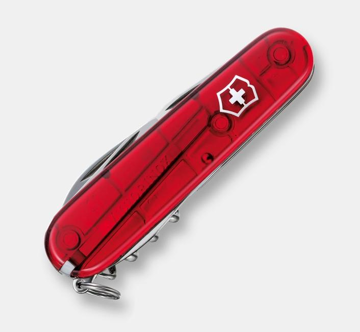 NAVAJA VICTORINOX SPARTAN | ROJA TRANSPARENTE
