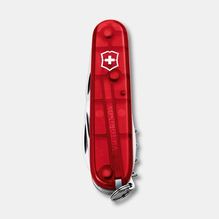 NAVAJA VICTORINOX SPARTAN | ROJA TRANSPARENTE