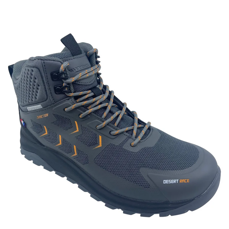 BOTIN MICHELIN HOMBRE DESERT RACE DR21 GRIS-NARANJO