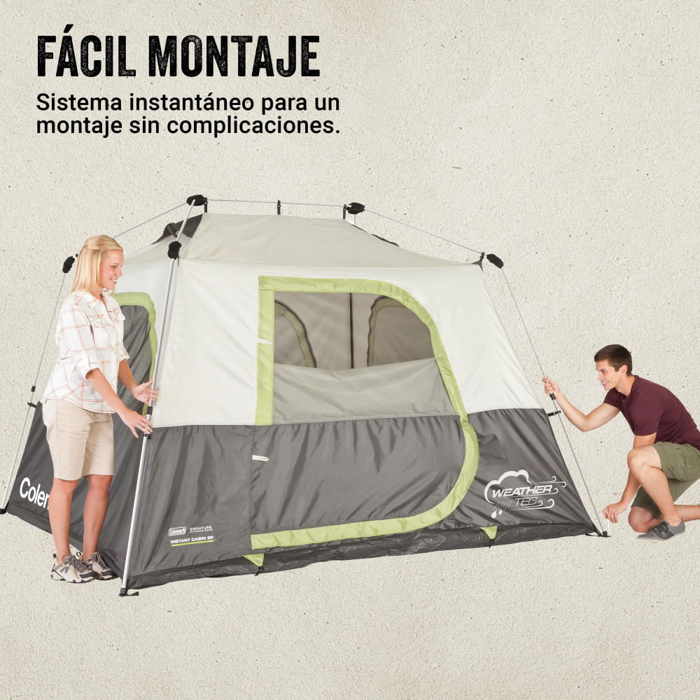 CARPA COLEMAN INSTANT SIGNATURE CON CUBRE CARPA 6 PERS.