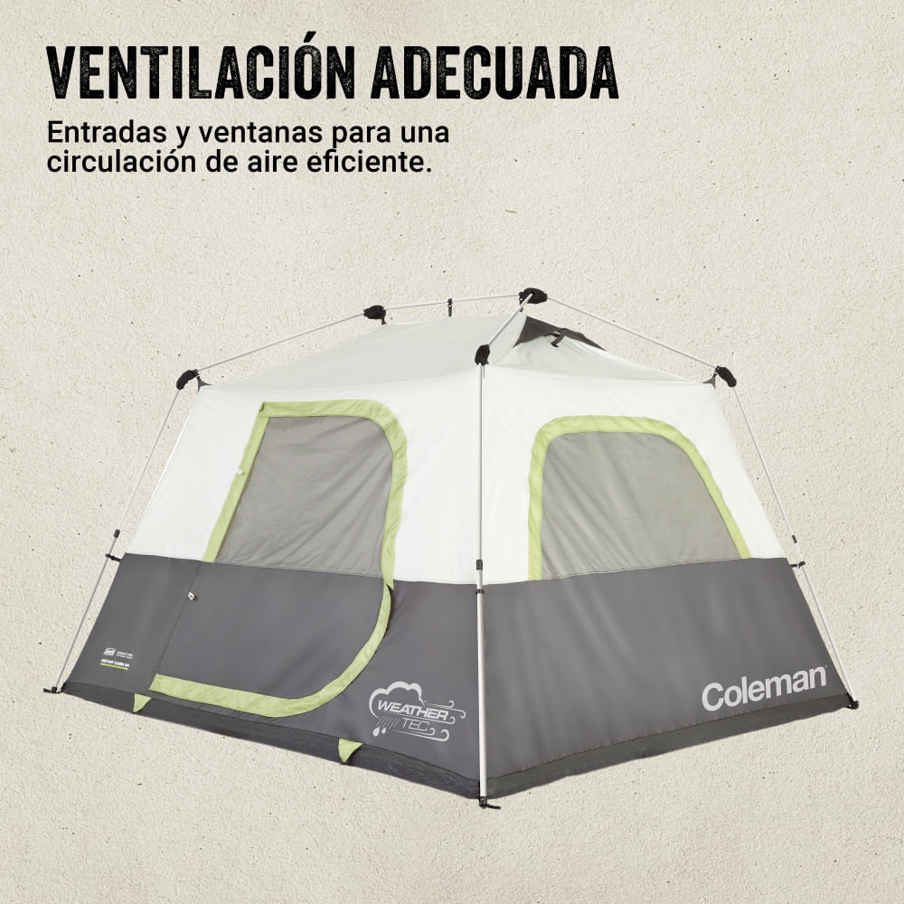 CARPA COLEMAN INSTANT SIGNATURE CON CUBRE CARPA 6 PERS.