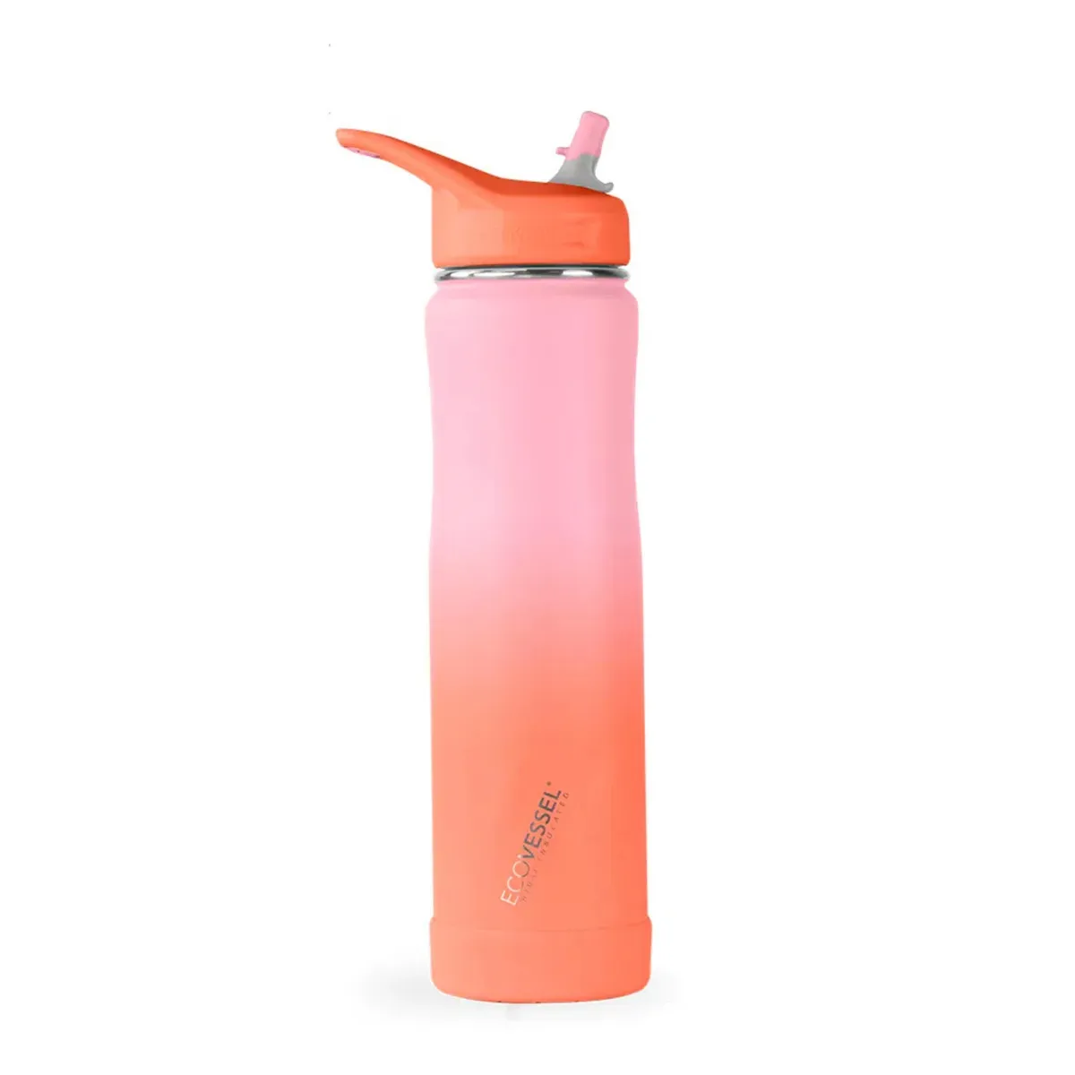 BOTELLA INOX ECOVESSEL THE SUMMIT 709 ML CORAL